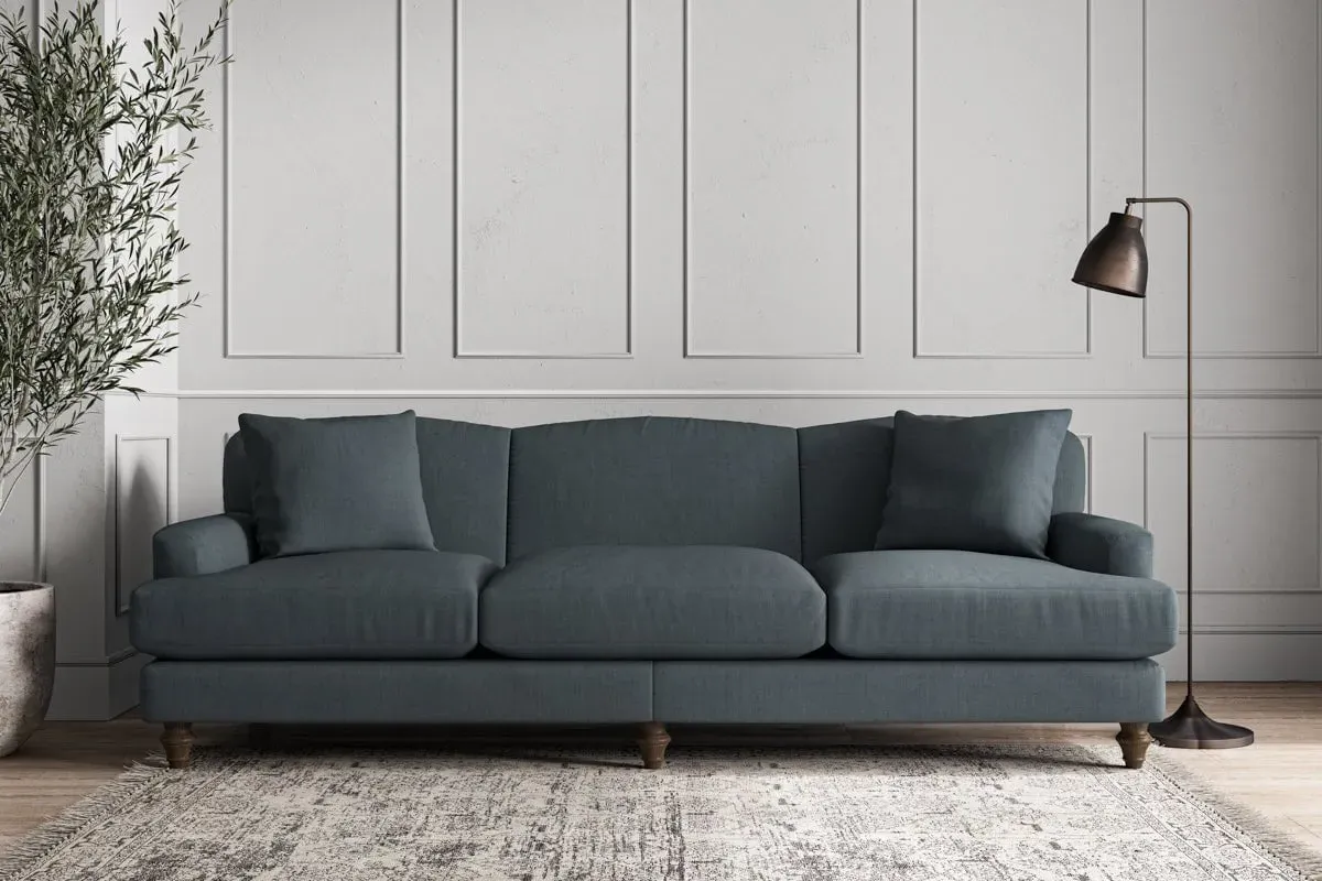 Deni Super Grand Sofa - Dusk, Brera Linen