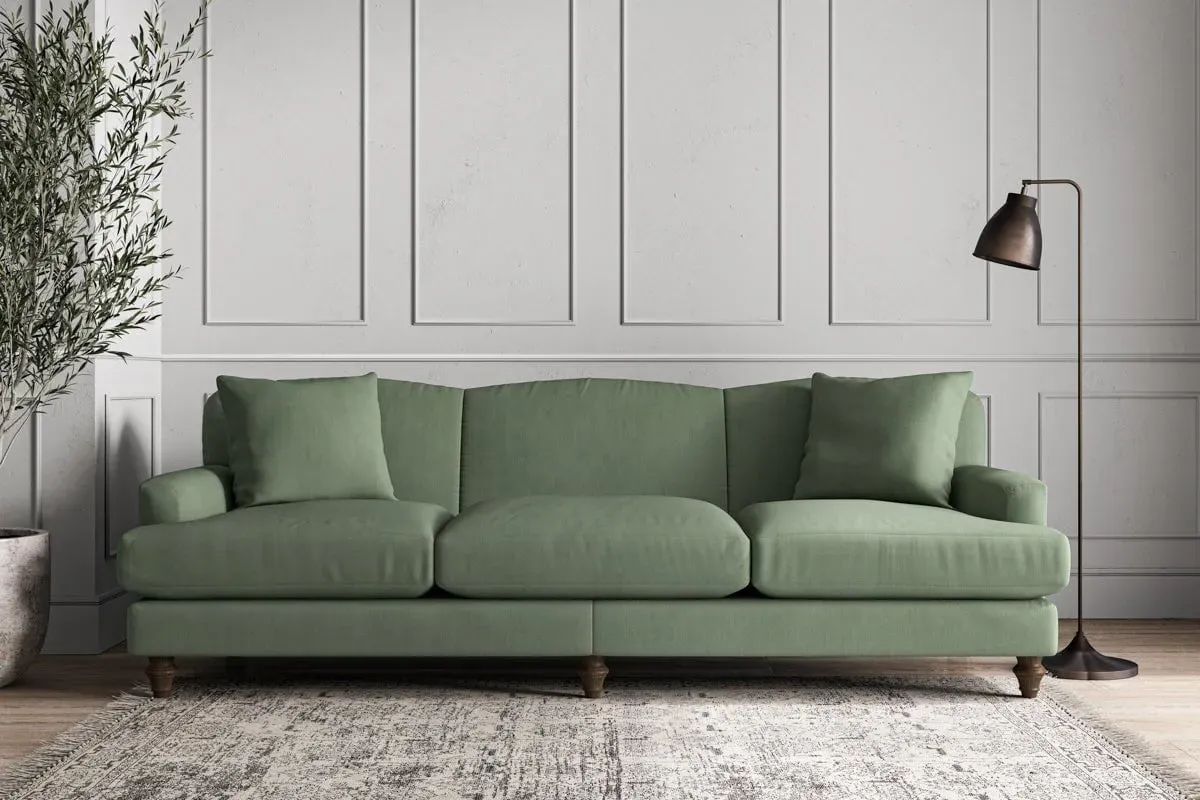 Deni Super Grand Sofa - Jade, Brera Linen