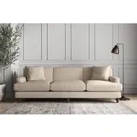 Deni Super Grand Sofa - Natural, Recycled Cotton