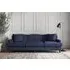 Deni Super Grand Sofa - Navy, Recycled Cotton