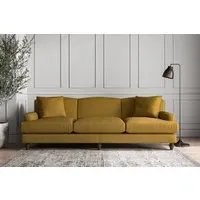 Deni Super Grand Sofa - Ochre, Recycled Cotton