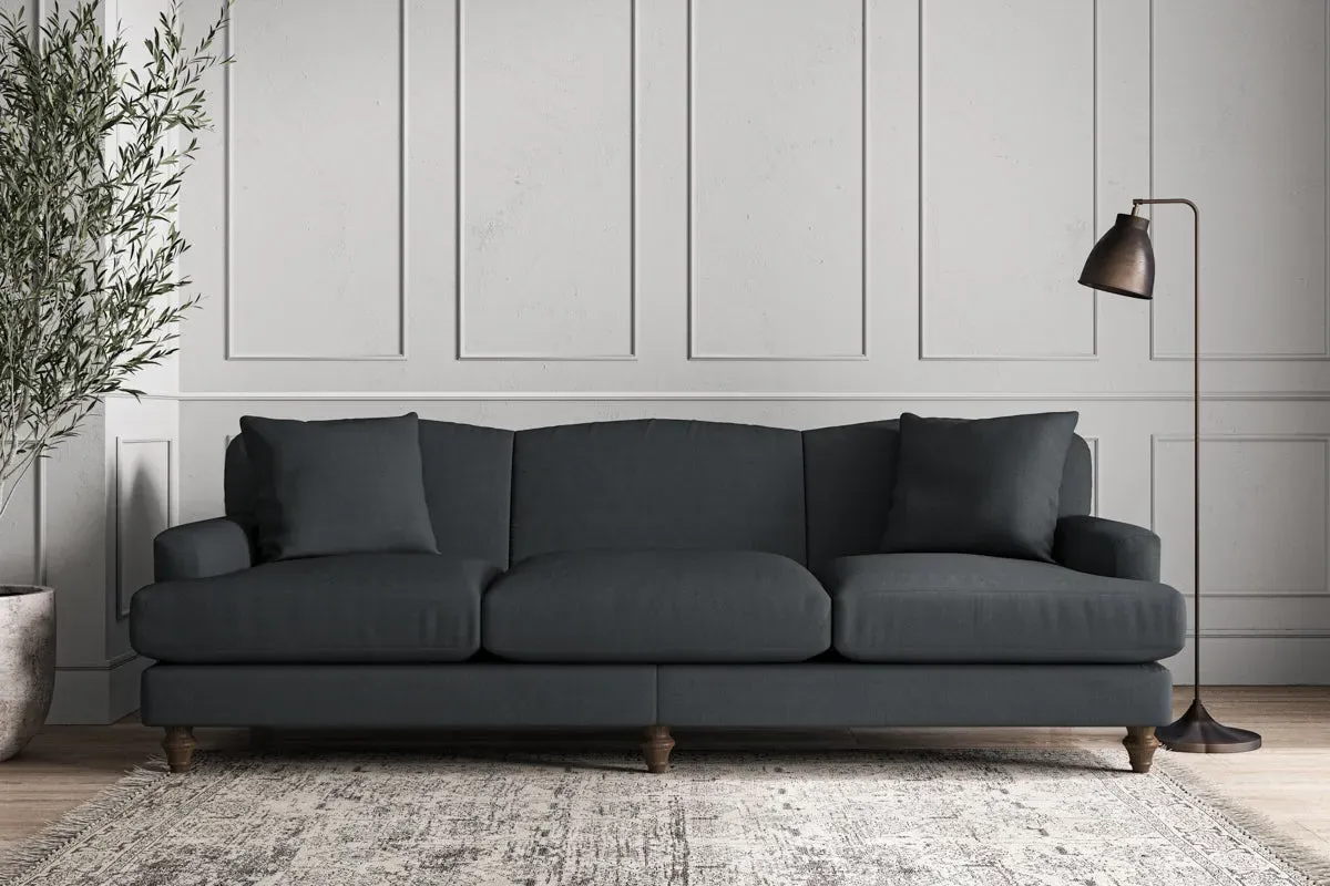 Deni Super Grand Sofa - Thunder, Recycled Cotton