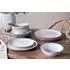 Dhanuk Ceramic Dinnerware Set of 12 - Cream