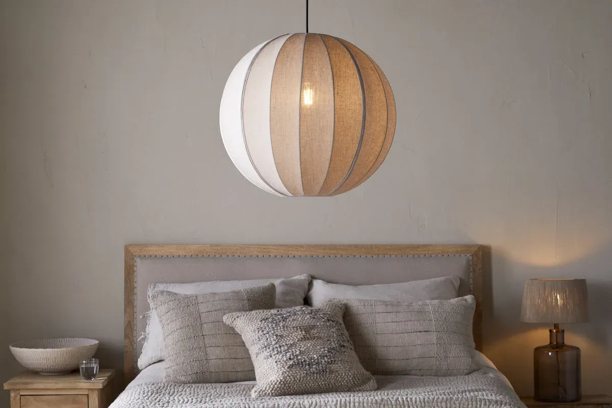 Dharini Linen Lampshade - Natural
