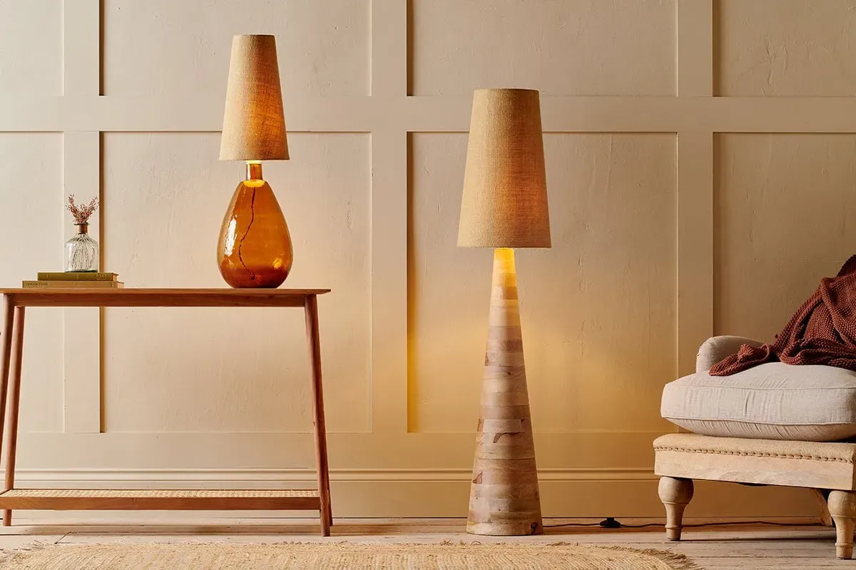 Dia Medium Tall Lampshade - Natural, Jute