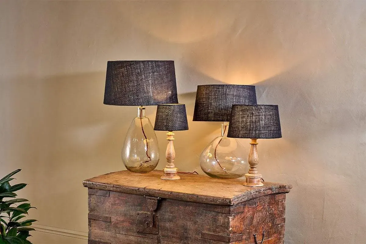 Dia Small Lampshade - Ink, Jute image