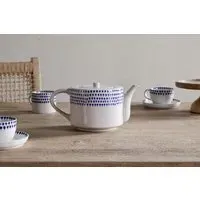 Drop 4 Person Teapot - Indigo