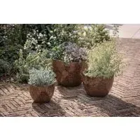 Dunai Large Terracotta Planter - Brown