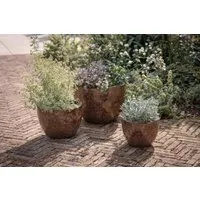 Dunai Small Terracotta Planter - Brown alternate view