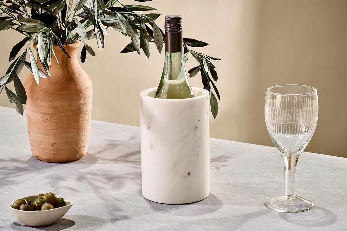 Duru Marble Wine Cooler - White product