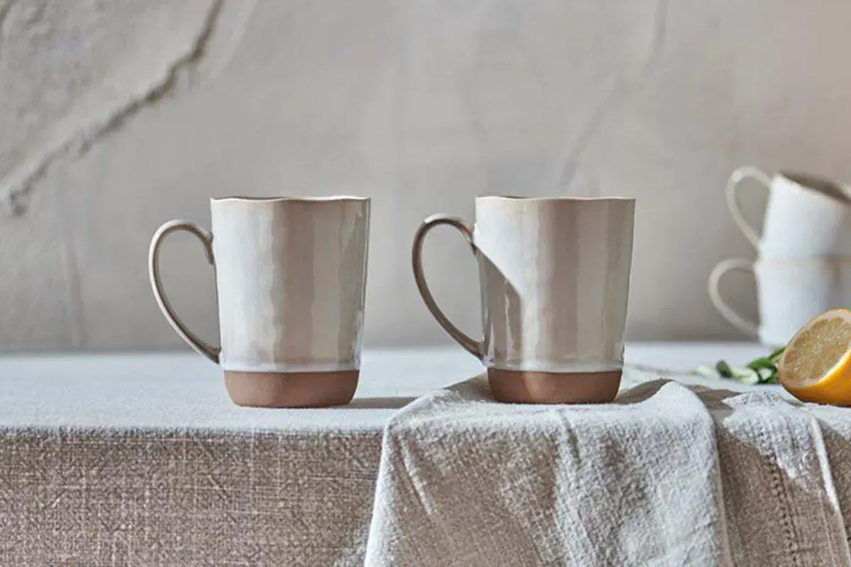 Edo Large Mug Set of 2 - Terracotta image