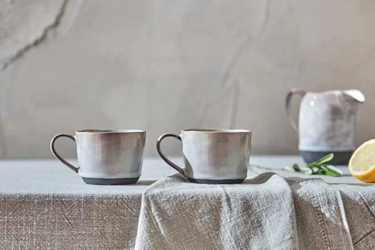 Edo Set of 2 Mugs - Slate product