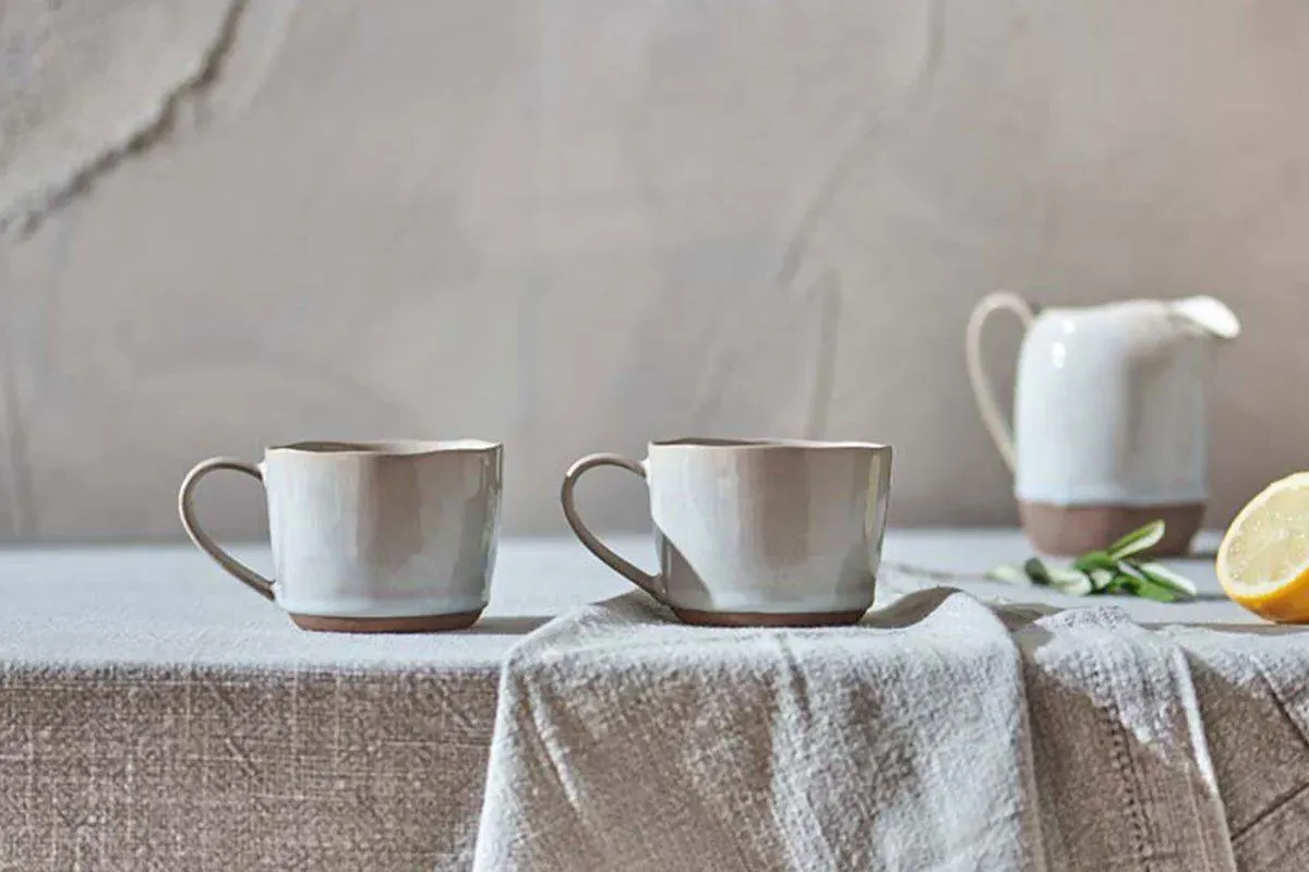 Edo Small Mug Set of 2 - Terracotta image