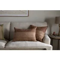 Eesha Cushion Cover - Rust, Jute alternate view