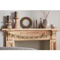 Ekiti Bauble Garland - Mixed Green, Recycled Glass