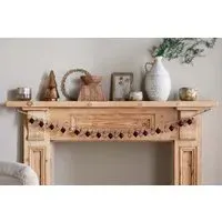 Ekiti Bauble Garland - Ruby, Recycled Glass