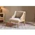Elbu Deconstructed Armchair - Stone, Linen