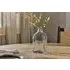 Ellam Small Bottle Vase - Clear, Recycled Glass