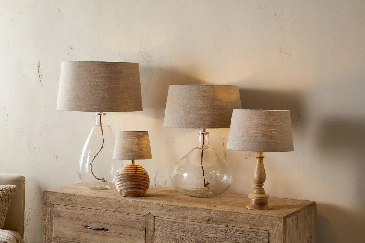 Embaata Small Lampshade - Natural, Linen image