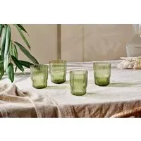 Fali Tumbler Set of 4 - Olive