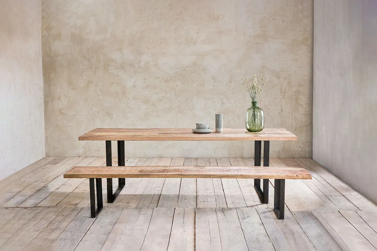 Fia Large Bench - Natural, Mango Wood