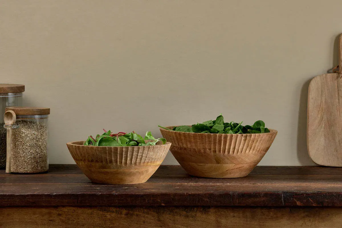 Gavivi Small Serving Bowl - Natural, Mango Wood product