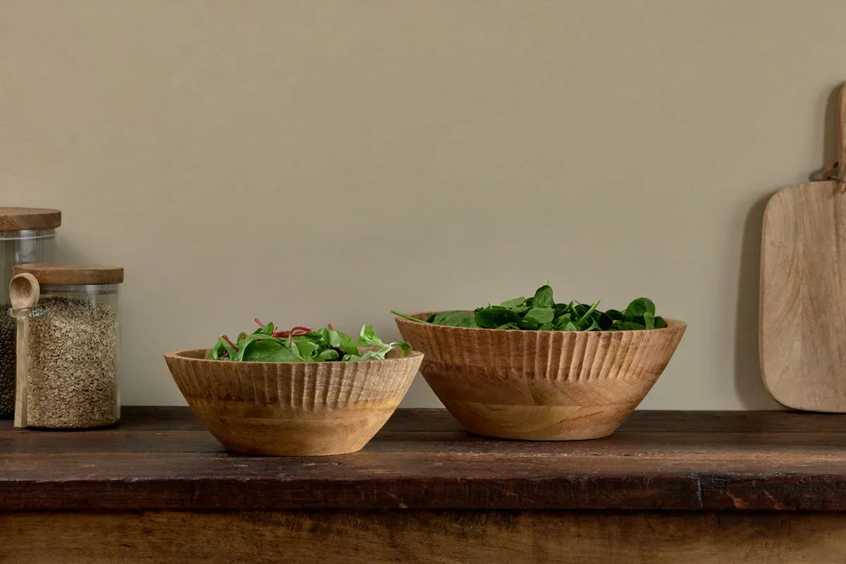Gavivi Small Serving Bowl - Natural, Mango Wood image