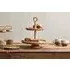Gavivi Tiered Cake Stand - Natural, Mango Wood