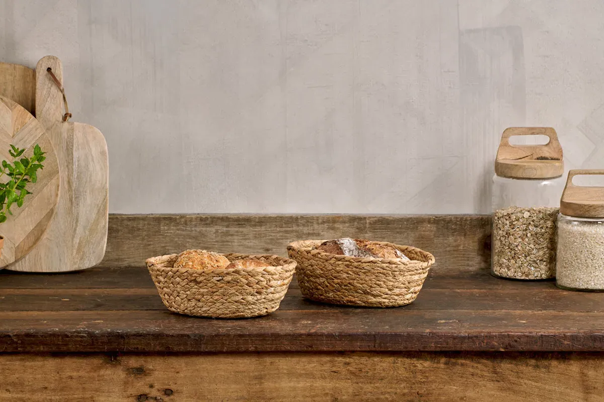 Giti Bread Baskets Set of 2 - Natural image