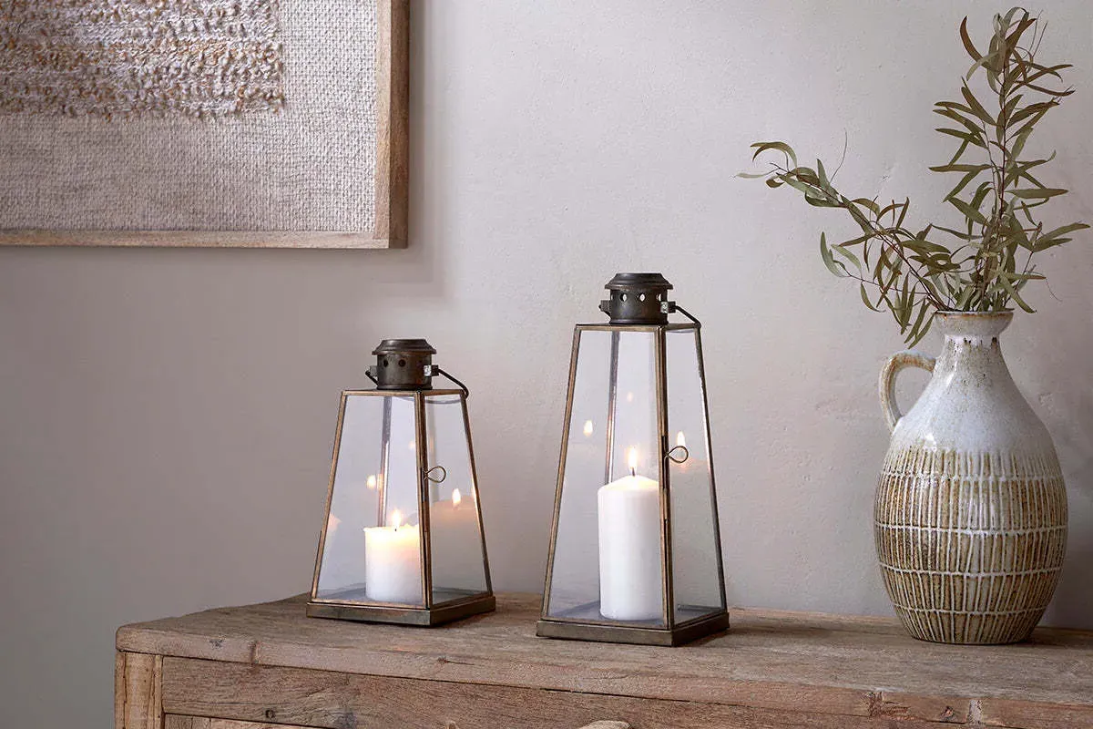 Giva Large Lantern - Antique Brass product