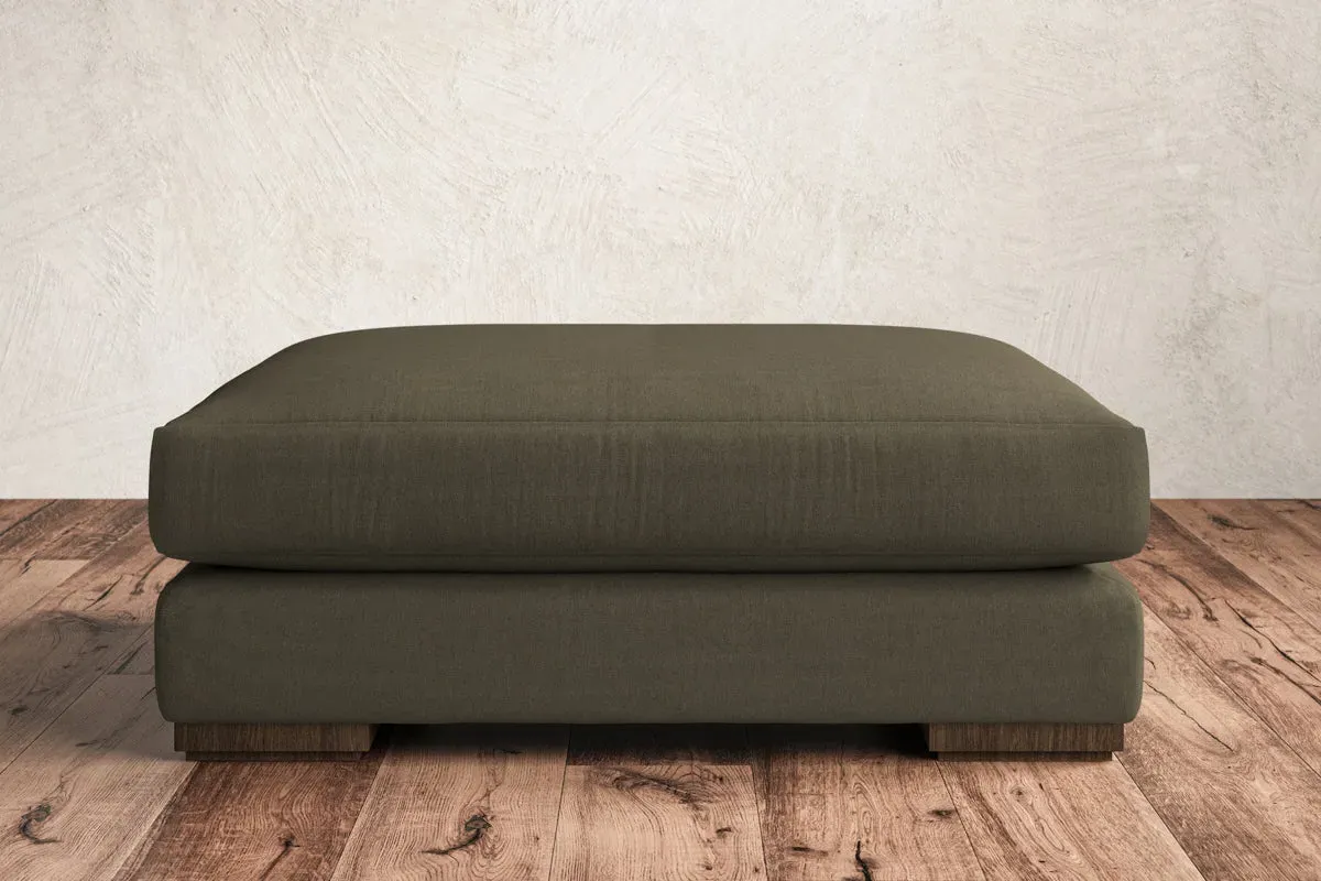 Guddu Grand Dining Footstool - Fatigue, Recycled Cotton