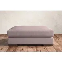 Guddu Grand Dining Footstool - Lavender, Recycled Cotton