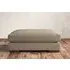 Guddu Grand Dining Footstool - Pebble, Brera Linen