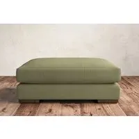 Guddu Grand Dining Footstool - Sage, Brera Linen