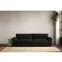 Guddu Grand Sofa - Charcoal, Brera Linen