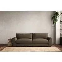 Guddu Grand Sofa - Chestnut, Brera Linen
