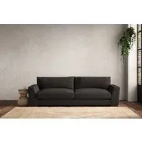 Guddu Grand Sofa - Espresso, Brera Linen