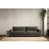 Guddu Grand Sofa - Granite, Brera Linen