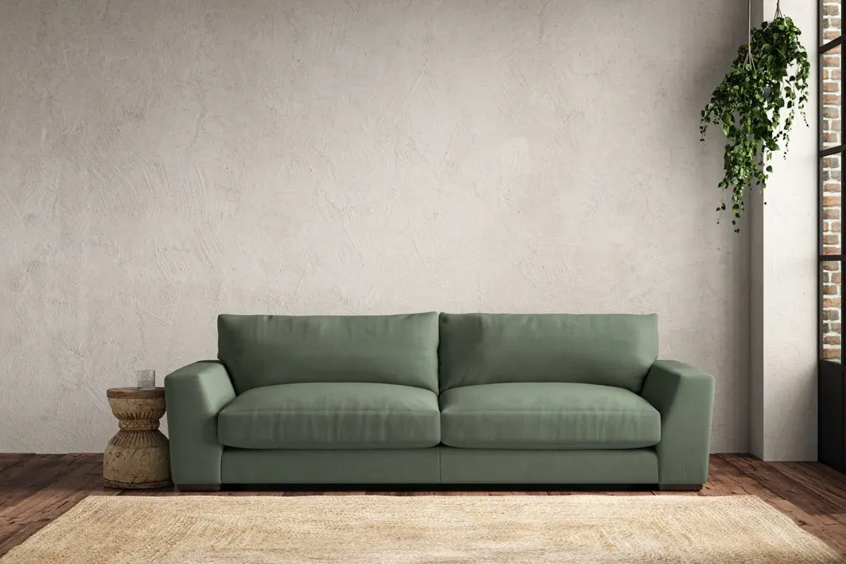 Guddu Grand Sofa - Jade, Brera Linen