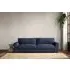 Guddu Grand Sofa - Navy, Recycled Cotton