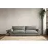 Guddu Grand Sofa - Smoke, Brera Linen