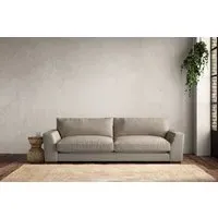 Guddu Grand Sofa - Stone, Recycled Cotton