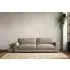 Guddu Grand Sofa - Stone, Recycled Cotton