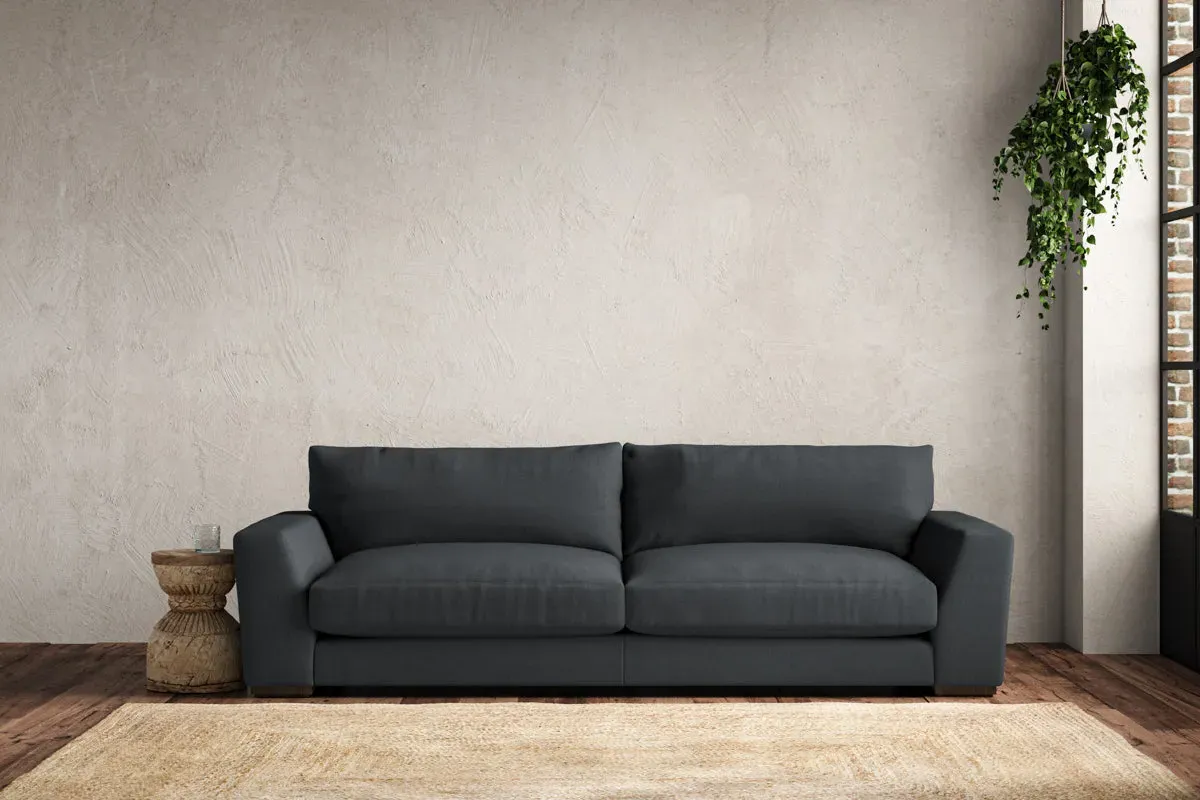 Guddu Grand Sofa - Thunder, Recycled Cotton