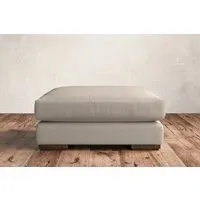 Guddu Large Dining Footstool - Natural, Recycled Cotton