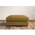 Guddu Large Dining Footstool - Ochre, Recycled Cotton