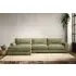 Guddu Large Right Hand Chaise Sofa - Sage, Linen