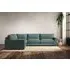 Guddu Large Right Hand Corner Sofa - Airforce, Recycled Cotton
