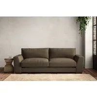 Guddu Large Sofa - Chestnut, Brera Linen