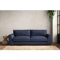 Guddu Large Sofa - Navy, Recycled Cotton